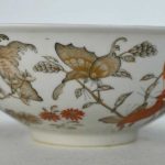 19th C Chinese Gilt decorated Famille Rose Bowl
