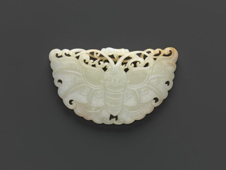 17th century Ming Dynasty jade butterfly