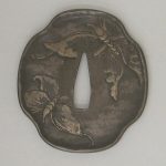 Sword guard (Tsuba) Depicting Swallowtail Butterflies