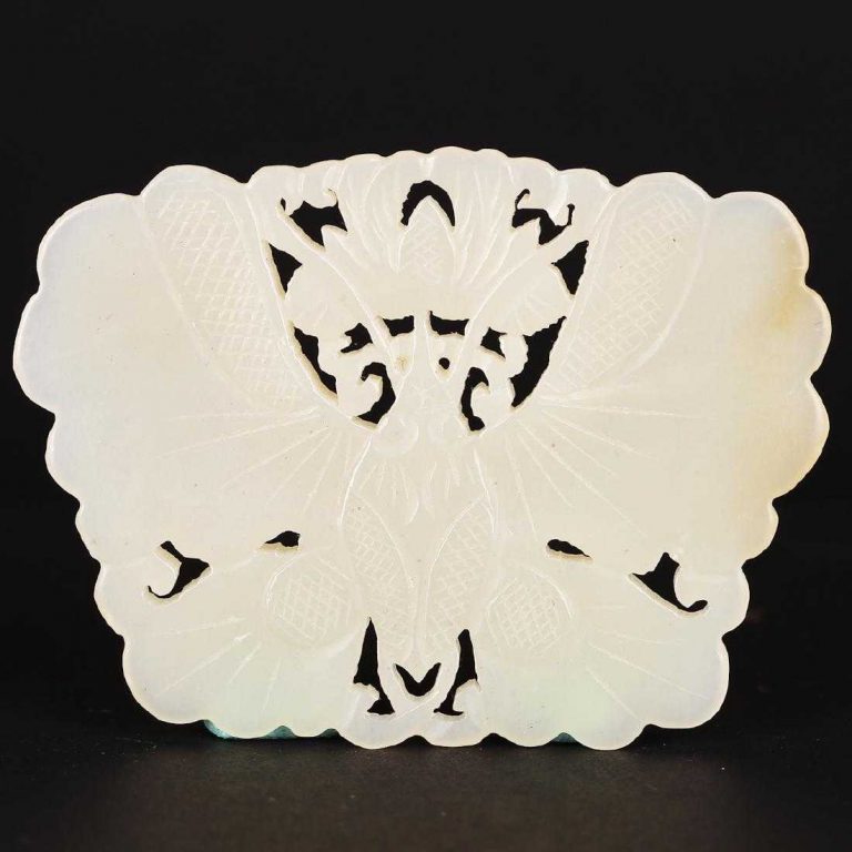 White Jade Butterflies Information and history - Antique Butterflies