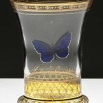 A VIENNA TRANSPARENT-ENAMELLED BEAKER (RANFTBECHER) 19TH CENTURY