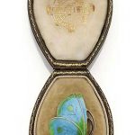 AN ENAMEL BUTTERFLY BROOCH, CHILD AND CHILD