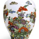 A Meissen baluster vase, circa 1730-35