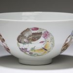 Bowl with Flowers and Butterflies