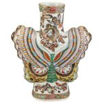 Chinese Famille Rose Glazed Porcelain Vase