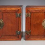 Good pair Chinese Huanghuali cabinets